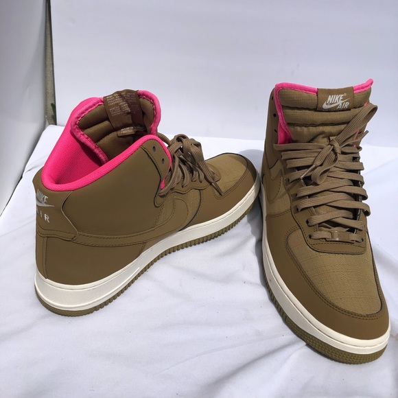 air force 1 tan and pink